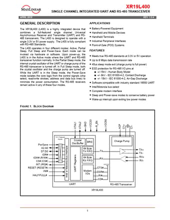  Datasheet Preview Page 1