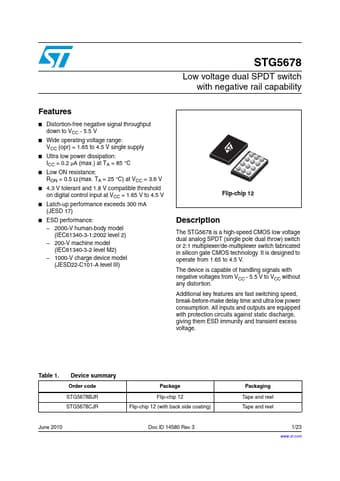  Datasheet Preview Page 1
