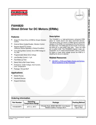  Datasheet Preview Page 1