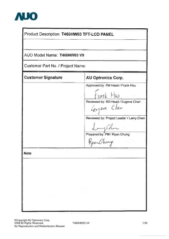  Datasheet Preview Page 1