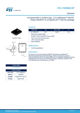  Datasheet Preview Page 1