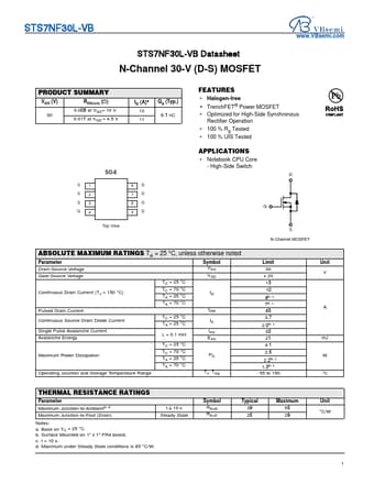  Datasheet Preview Page 1