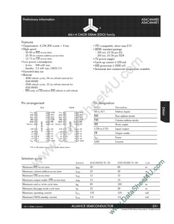  Datasheet Preview Page 1