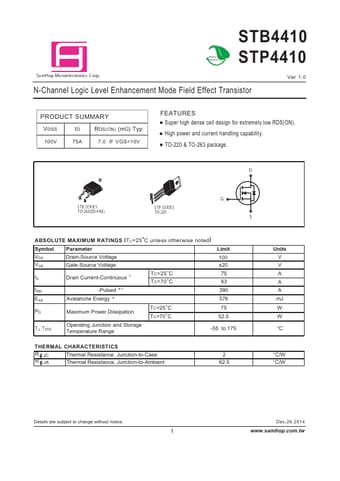  Datasheet Preview Page 1