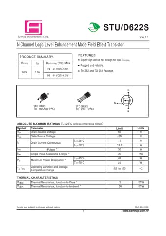 Datasheet Preview Page 1