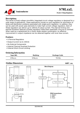  Datasheet Preview Page 1