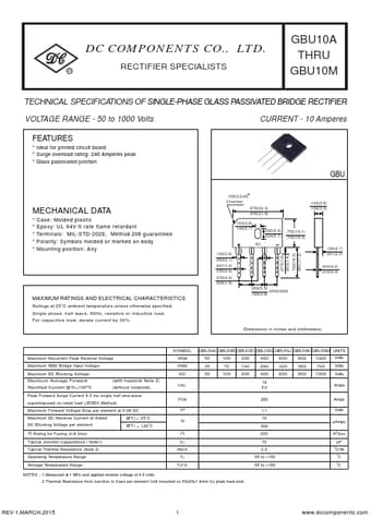  Datasheet Preview Page 1