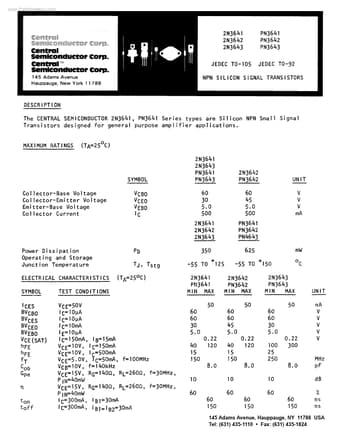  Datasheet Preview Page 1