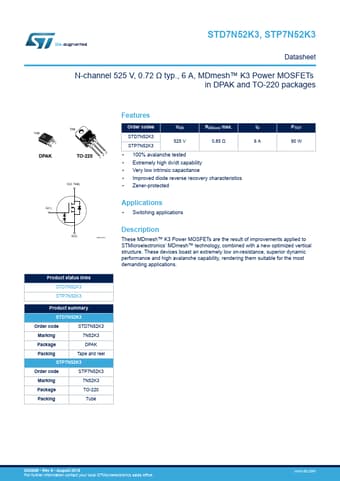  Datasheet Preview Page 1