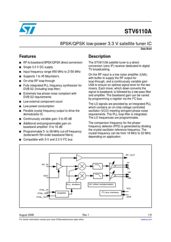  Datasheet Preview Page 1