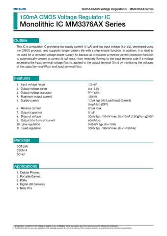  Datasheet Preview Page 1
