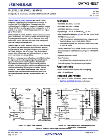  Datasheet Preview Page 1