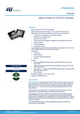  Datasheet Preview Page 1