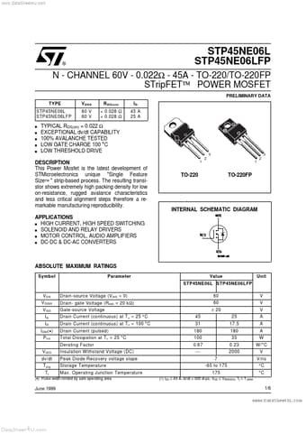  Datasheet Preview Page 1