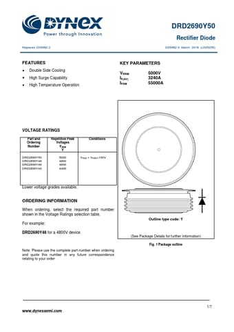  Datasheet Preview Page 1