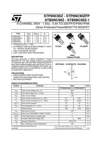  Datasheet Preview Page 1