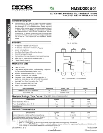  Datasheet Preview Page 1