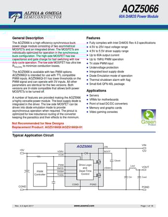  Datasheet Preview Page 1