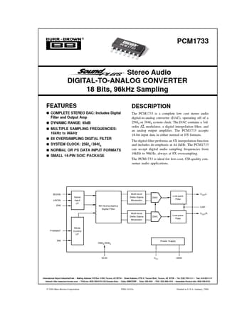  Datasheet Preview Page 1