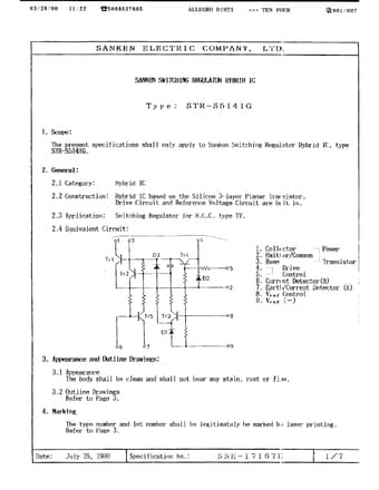  Datasheet Preview Page 1