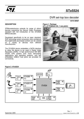  Datasheet Preview Page 1