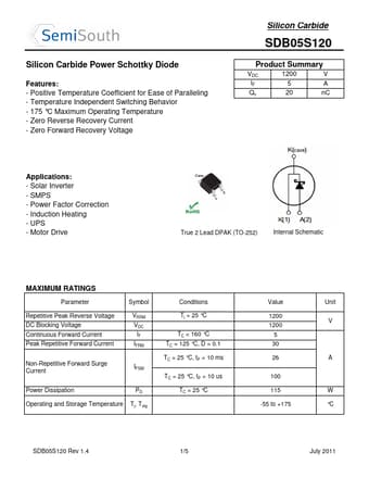  Datasheet Preview Page 1