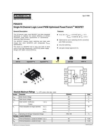  Datasheet Preview Page 1