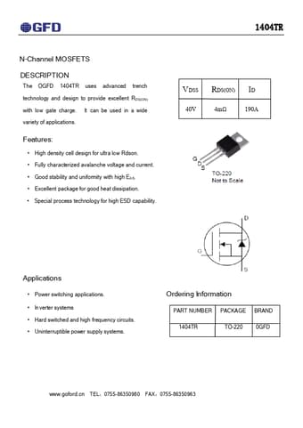  Datasheet Preview Page 1