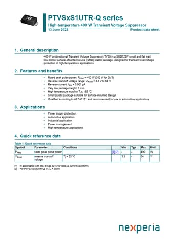  Datasheet Preview Page 1