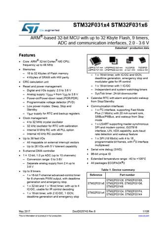  Datasheet Preview Page 1
