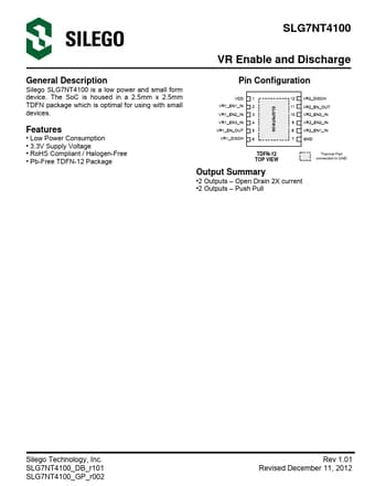  Datasheet Preview Page 1