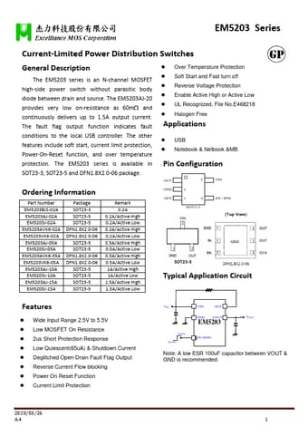  Datasheet Preview Page 1