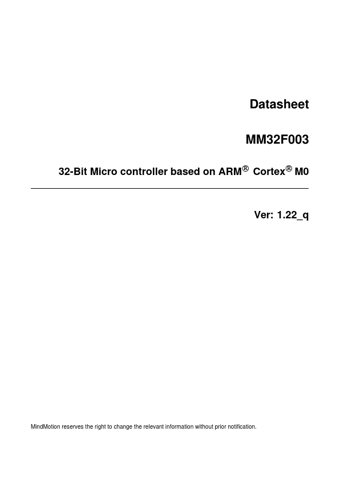  Datasheet Preview Page 1