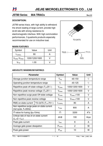 Datasheet Preview Page 1