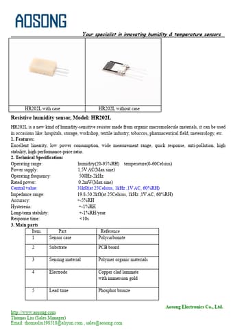  Datasheet Preview Page 1