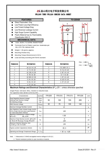  Datasheet Preview Page 1