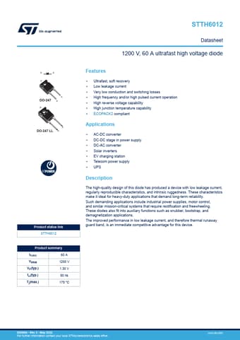  Datasheet Preview Page 1