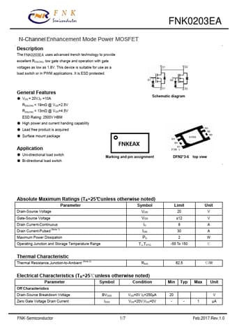  Datasheet Preview Page 1