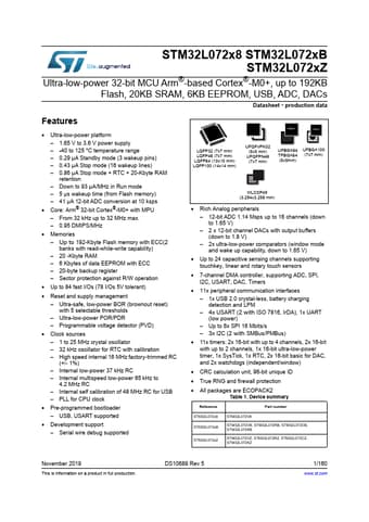  Datasheet Preview Page 1