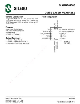  Datasheet Preview Page 1