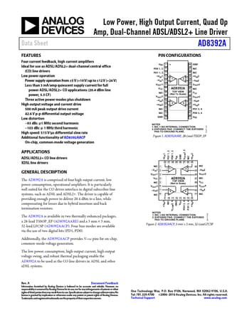  Datasheet Preview Page 1