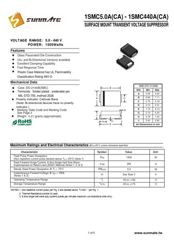  Datasheet Preview Page 1