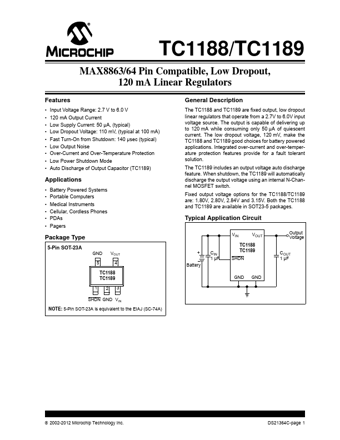  Datasheet Preview Page 1