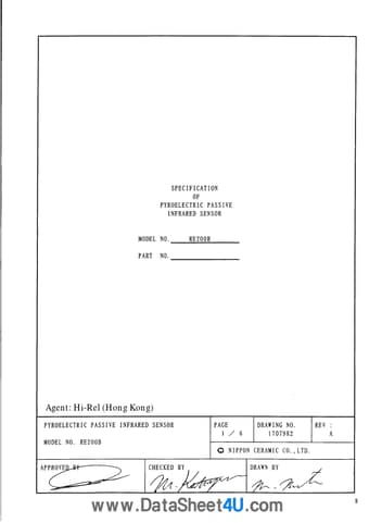  Datasheet Preview Page 1
