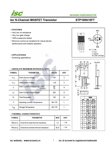 Datasheet Preview Page 1