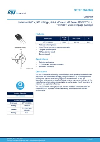  Datasheet Preview Page 1