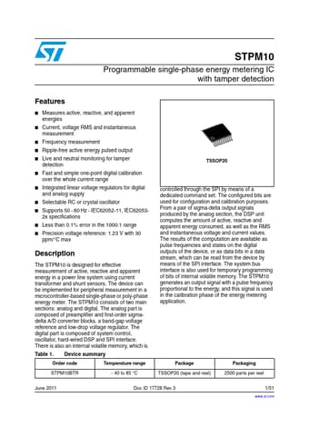  Datasheet Preview Page 1