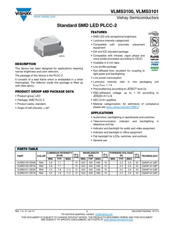  Datasheet Preview Page 1