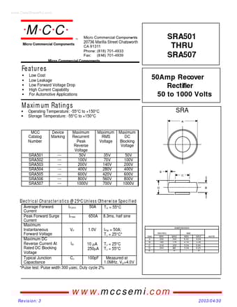  Datasheet Preview Page 1