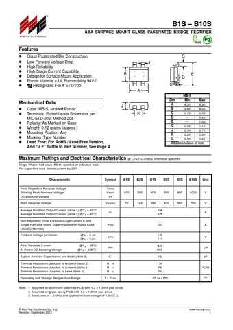  Datasheet Preview Page 1